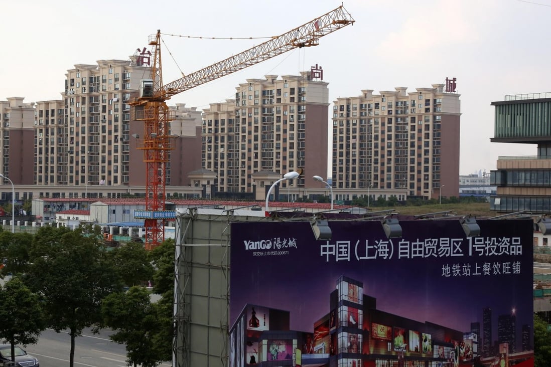 Home prices in the Shanghai free-trade zone are expected to retreat to a rational level after rising strongly on the back of positive government policies. Photo: Bloomberg