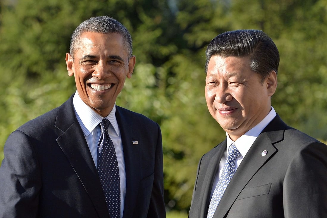 US President Barack Obama (left) and Chinese President Xi Jinping. Photo: AFP