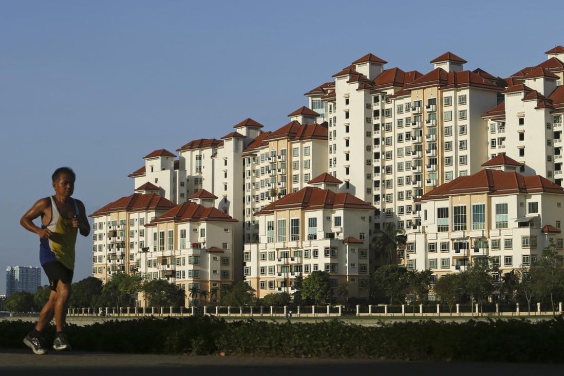 Singapore home sales were up 1.7 per cent last month. Photo: Reuters