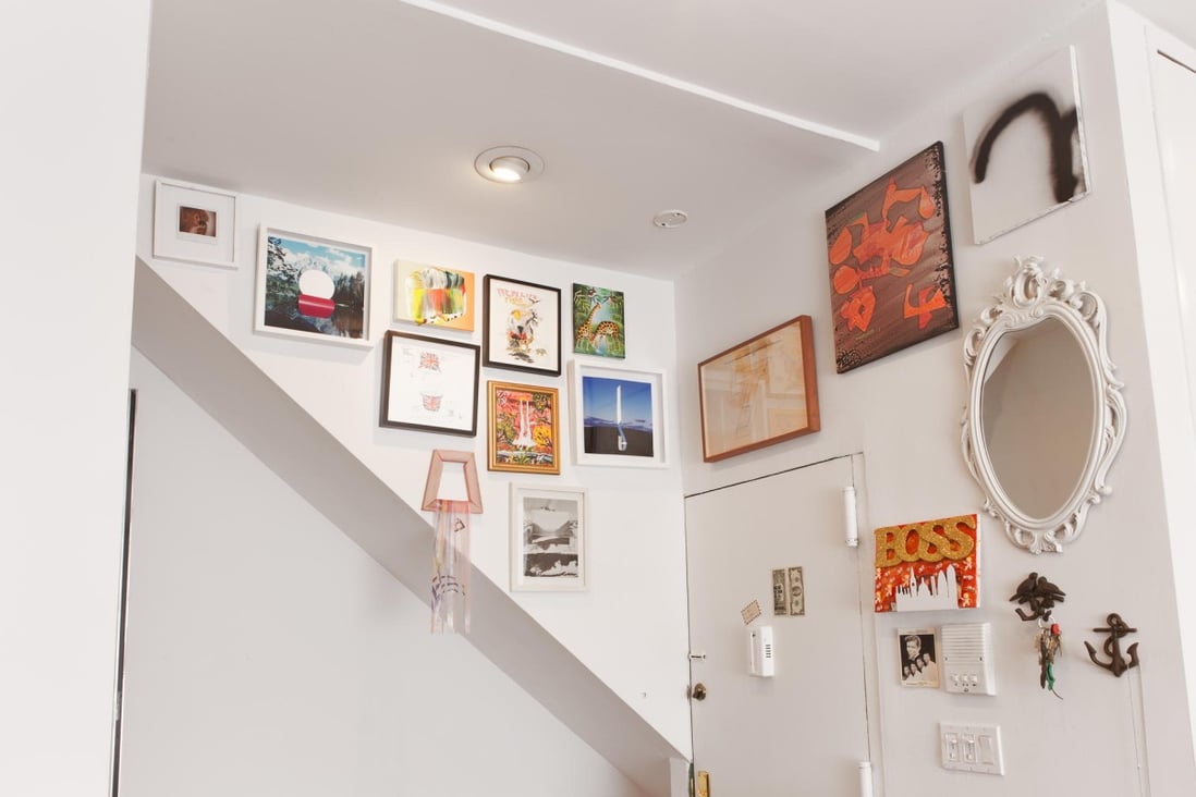 Helen Toomer, of Pulse Art Fair New York, uses what she has in her home to show what she's got. Photo: Sean Fader