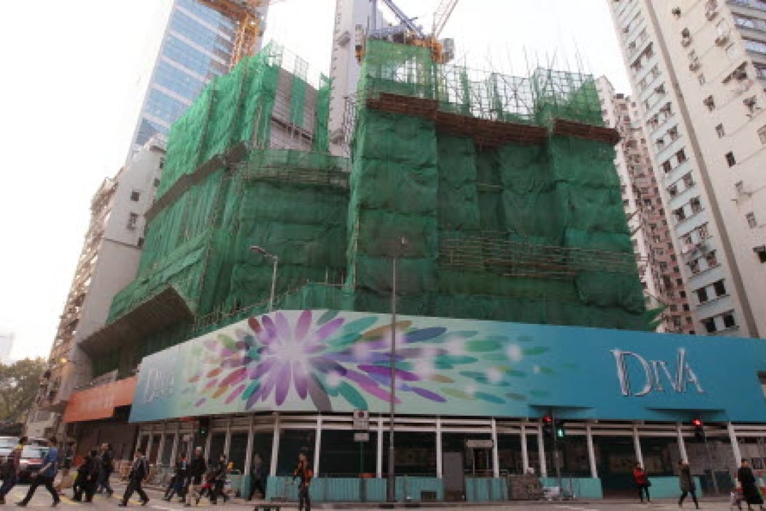Cheung Kong offered a second mortgage loan of up to 40 per cent last month, compared with 20 per cent in January, to boost the sales of Diva. Photo: Edward Wong