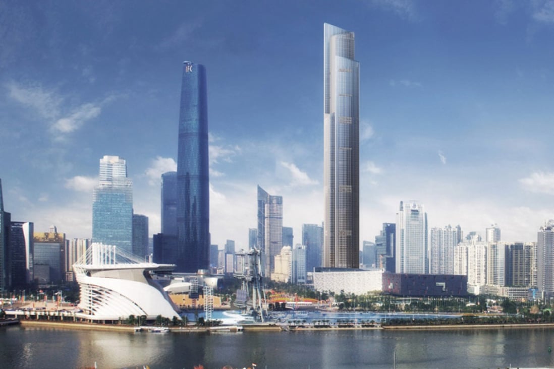 Artist's impression of the 530-metre-tall Guangzhou CTF Financial Centre, due to be opened in 2016. Photo: Kohn Pedersen Fox Associates / Atchain / CTBUH