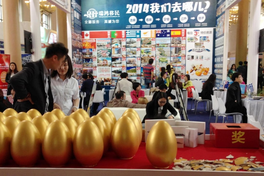 Foreign property projects dominate the exhibition halls at the Beijing Spring Real Estate Trade Fair held this month. Photo: SCMP