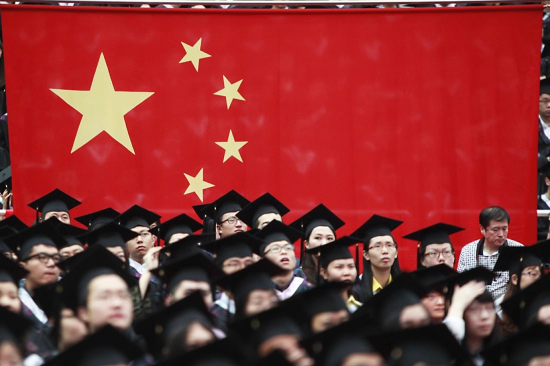 Foreign espionage plots are targeting Chinese college students, says state media. Photo: Reuters