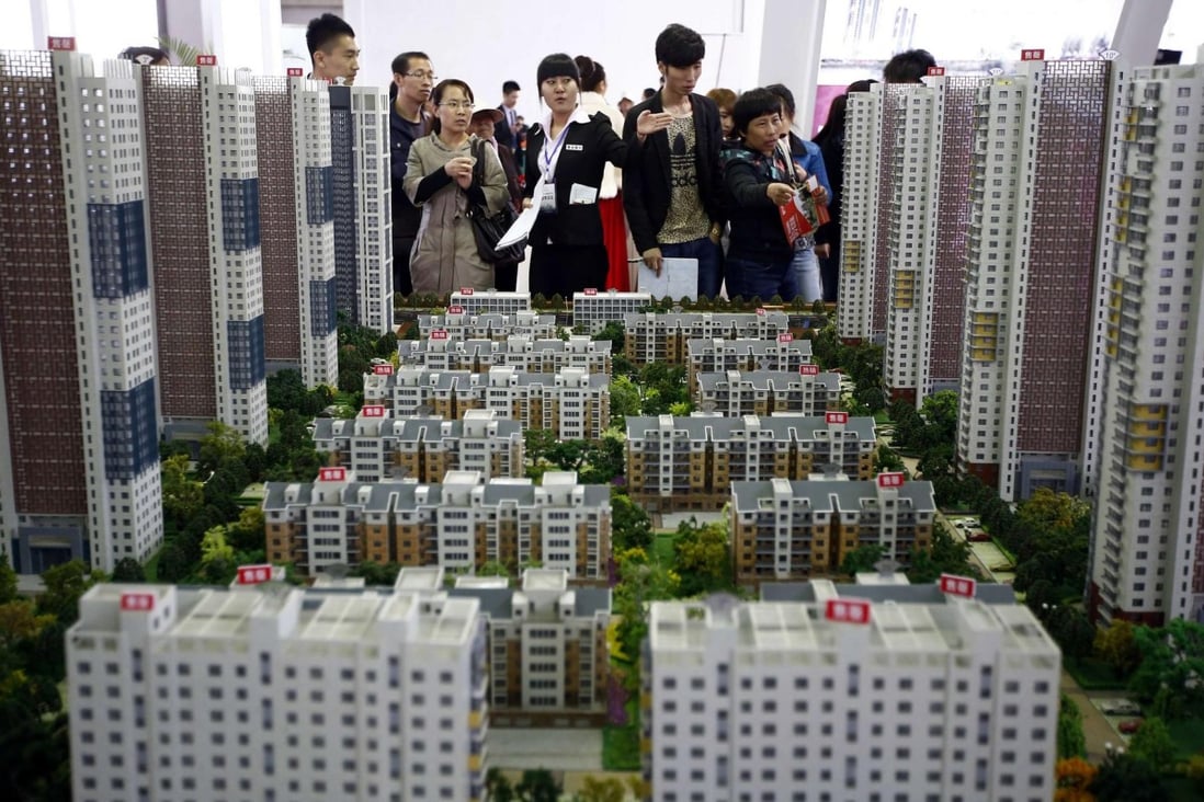In the first quarter, mainland property sales fell 5.2 per cent year on year in value and 3.8 per cent in terms of volume. Photo: Reuters