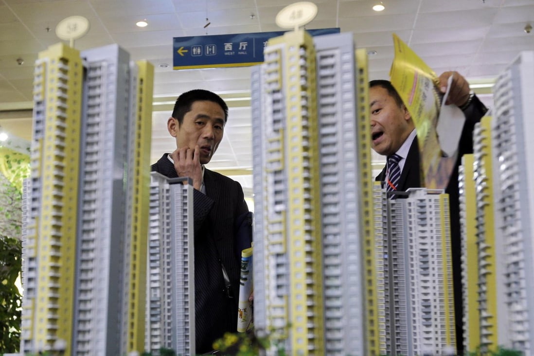 Mainland residential sales were down 8.6 per cent by volume and 9.9 per cent by revenue in the first four months. Photo: Reuters