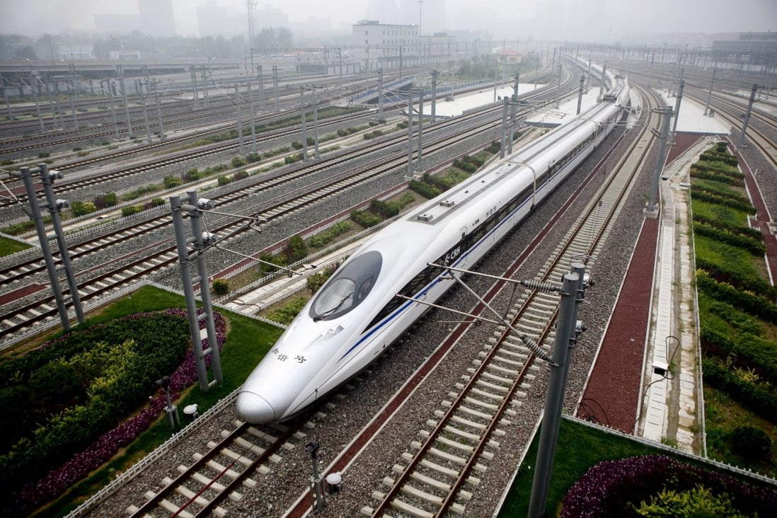 China's ambitious proposals to build high-speed railway lines to Europe, North America and Southeast Asia face huge challenges. Photo: EPA 
