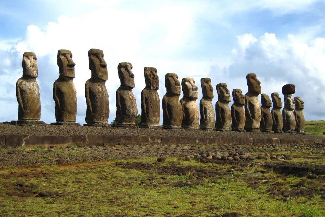 The Easter Island and Angkor complex are among places where Jared Diamond believes civilisations thrived, then failed by overstraining environments.