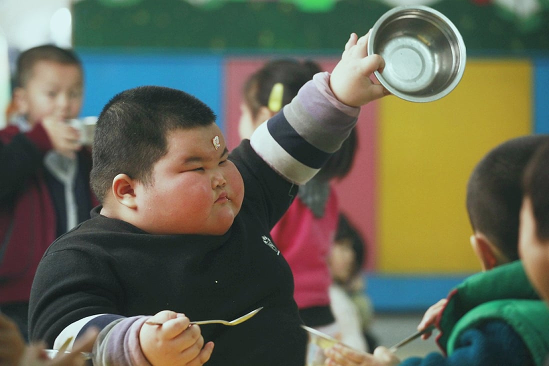 China has seen an increase in overweight youth. Photo: Reuters