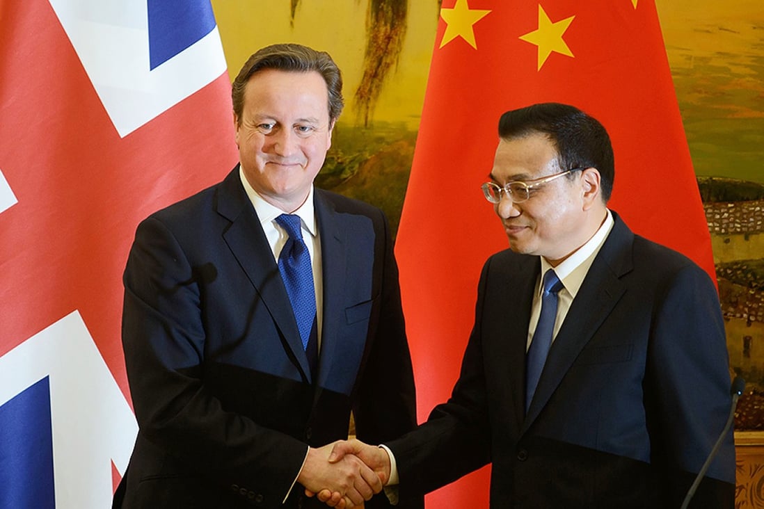 David Cameron and Li Keqiang in Beijing in 2013. Photo: EPA