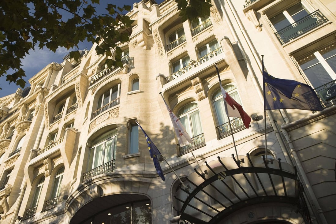 The location of the Paris Marriott Hotel Champs-Elysees on the famous shopping strip is a draw for Chinese. Photo: SCMP