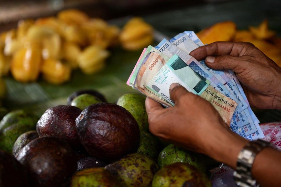 The Indonesian rupiah has been the worst performer in the past month.