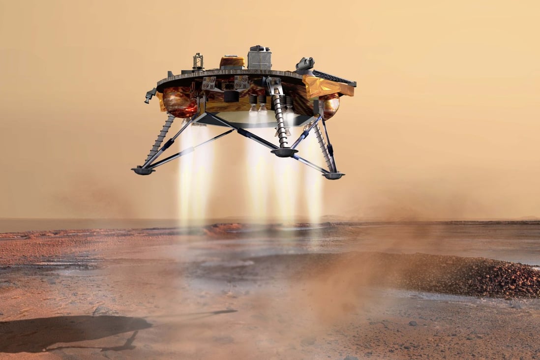 This undated photo shows an artist's rendering of a Nasa rover called Phoenix. China plans to send its own rover to the planet within a few years. Photo: AP