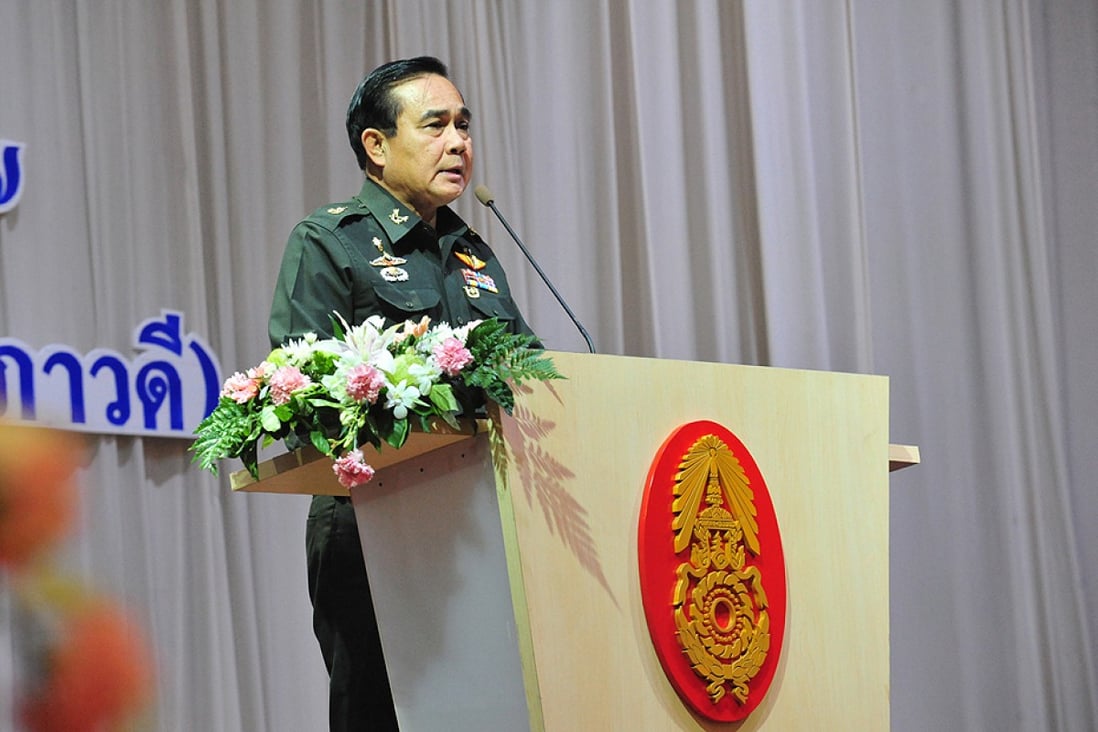 Thailand's coup leader and army commander General Prayuth Chan-ocha. Photo: Xinhua