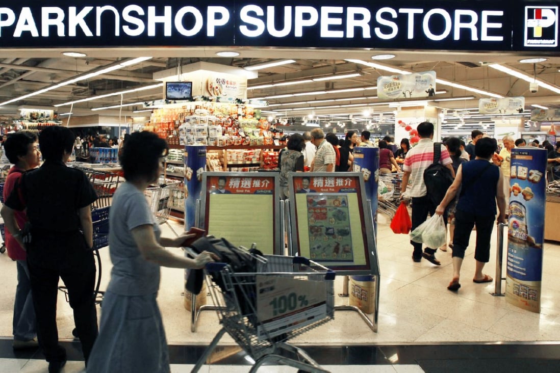 ParknShop and Wellcome account for up to 75 per cent of the grocery store market in Hong Kong. Photo: Reuters