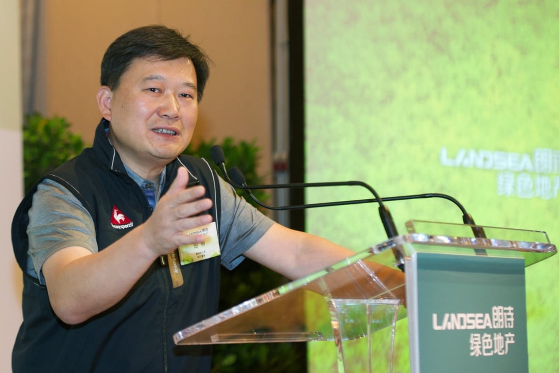 Tian Ming, chairman and founder of mainland developer Landsea Group. Photo: SCMP Pictures