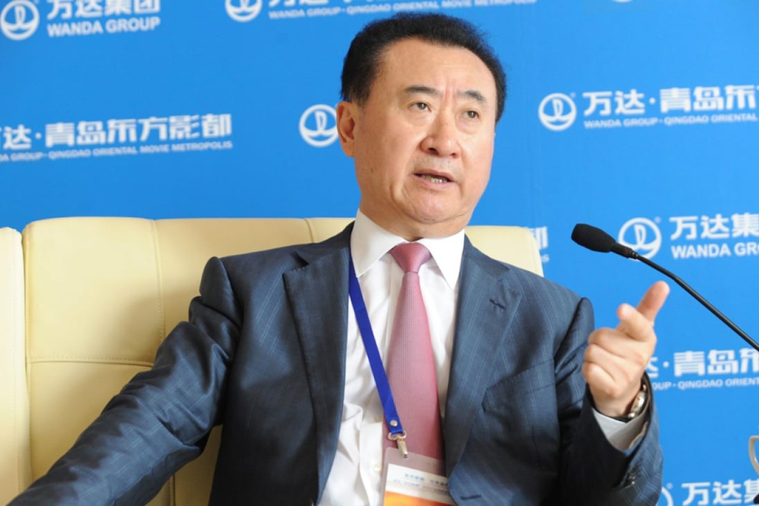 Wang Jianlin, chairman of the property and entertainment conglomerate Wanda Group. Photo: EPA