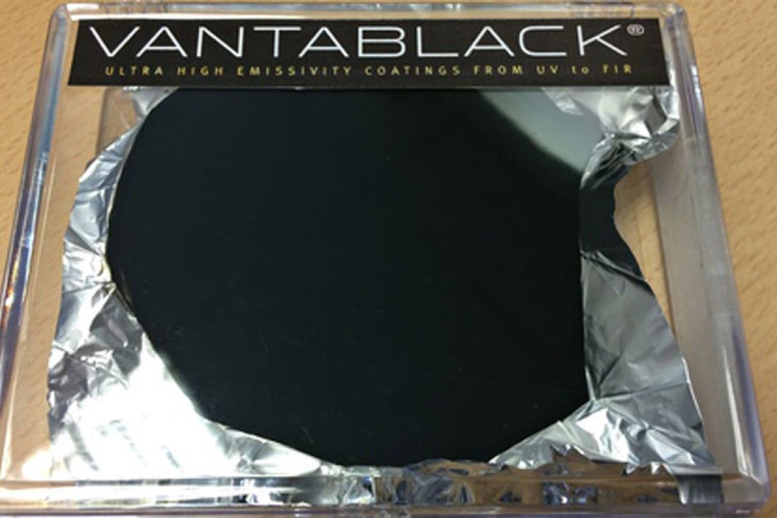 Vantablack, for military and space use.Photo: SCMP Pictures