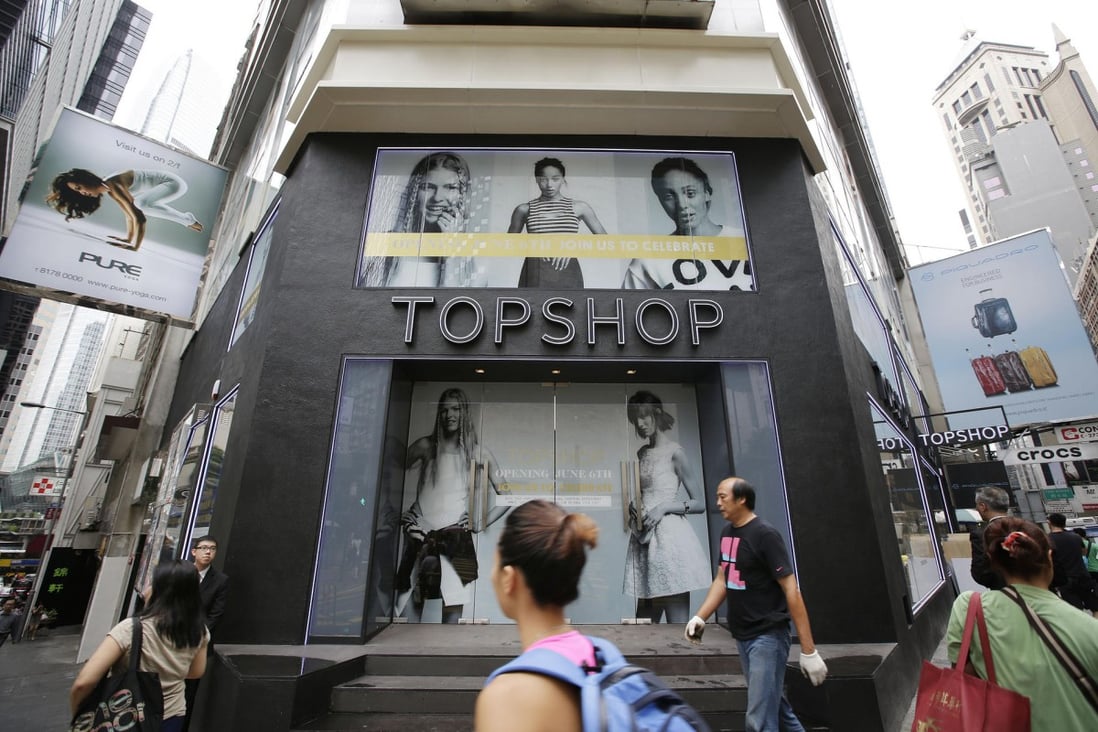 Mid-tier retailers such as Topshop are expected to benefit from a consumer trend towards so-called affordable luxury. Photo: Bloomberg