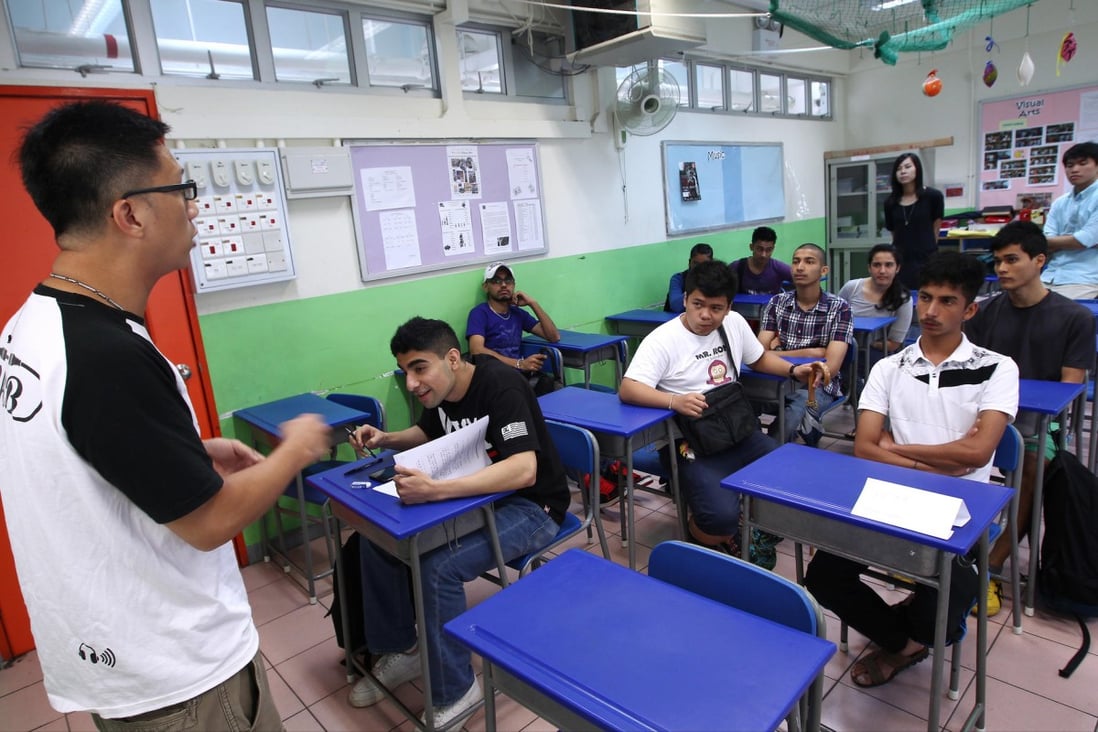 The Education Bureau will launch the Chinese Language Curriculum Second Language Learning Framework in the coming school year to try to address Chinese language proficiency of ethnic minority students. Photo: Jonathan Wong