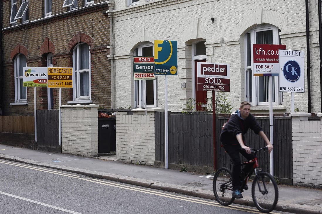 The number of properties for sale in London is 15 per cent higher this year than a year ago, according to Rightmove. Photo: Bloomberg