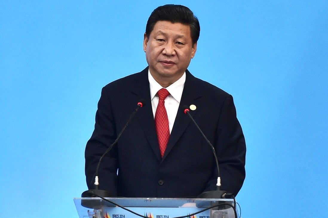 President Xi Jinping tersely told officials that he was disregarding his 'life and reputation' to see the crackdown until the very end. Photo: AFP