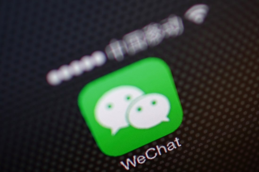 People in Zhaoqing, in Guangdong province, were given a 30-day deadline on July 29 to register their WeChat account details with police. Photo: Reuters