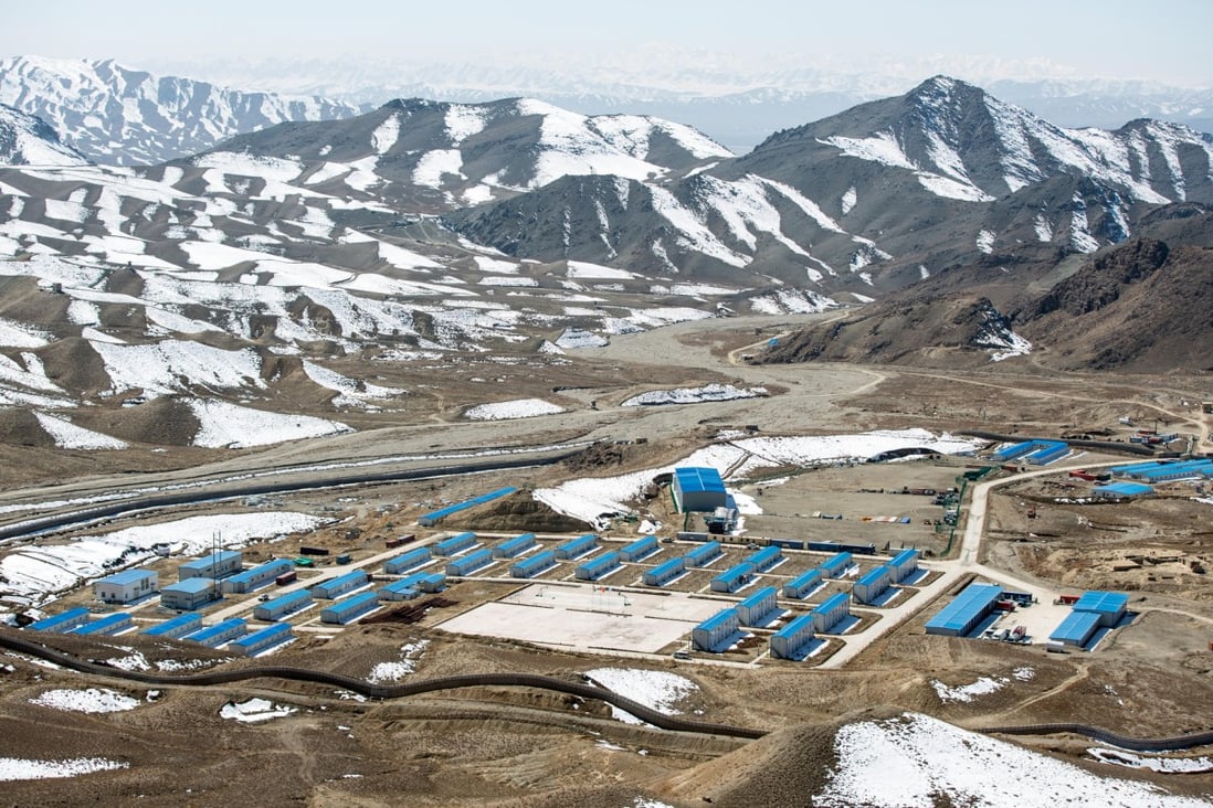 Housing lots for the Mes Aynak mine, which is five years behind schedule for completion. Photo: MCT