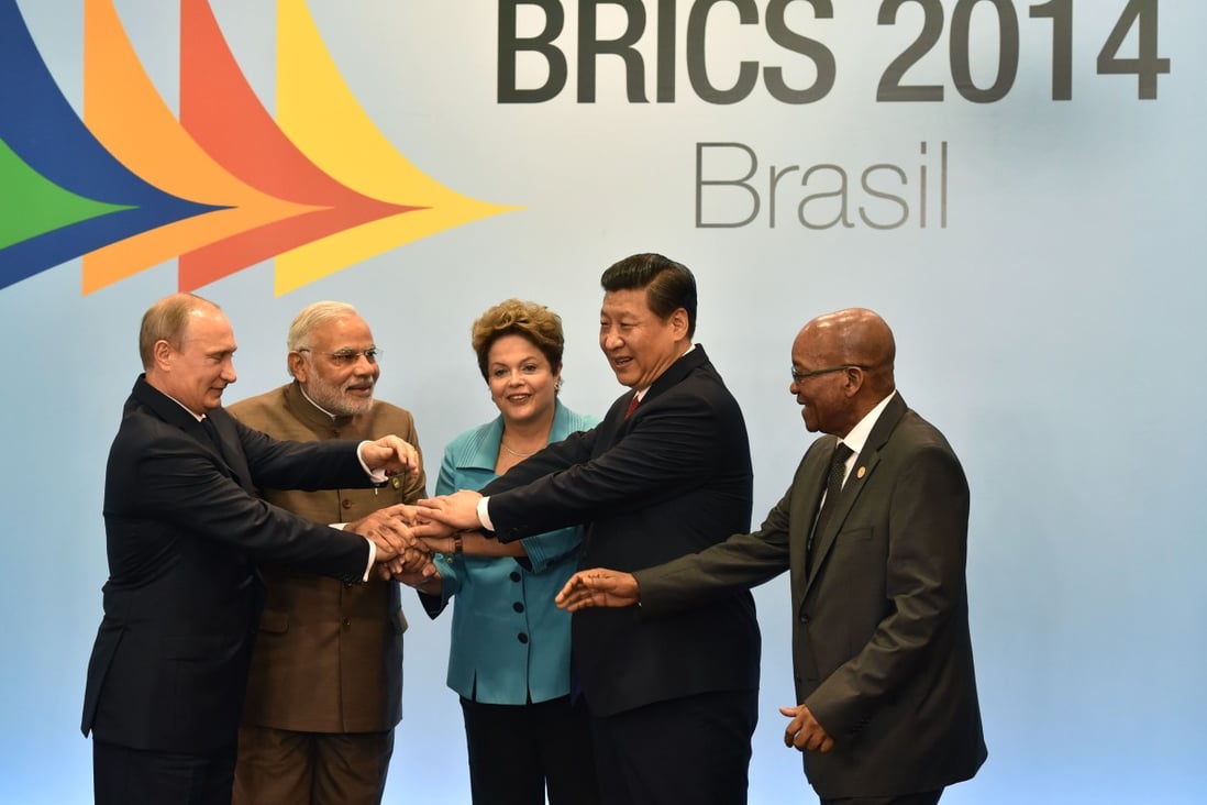 The leaders of the BRICS countries at their summit in Brazil. Can their new project advance the interests of emerging economies in general? Photo: AFP