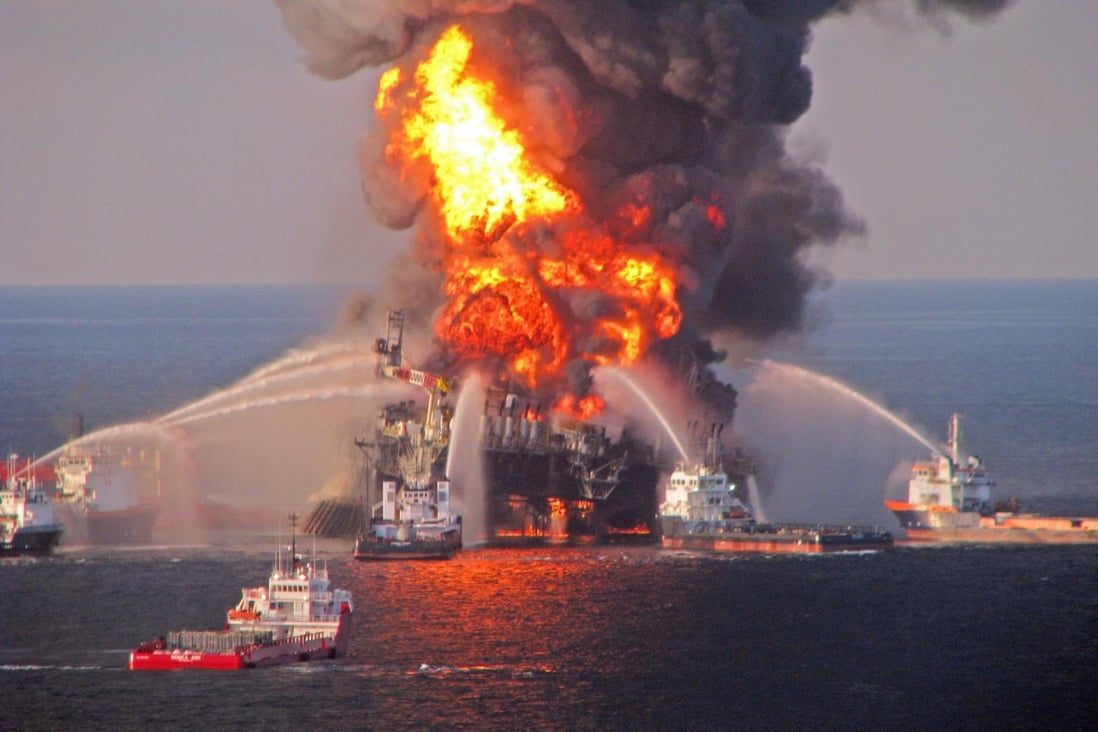 Halliburton, accused of doing defective work on BP's Macondo well before it exploded in 2010, killing 11 men and dumping 4.9 million barrels of oil into the Gulf of Mexico. 