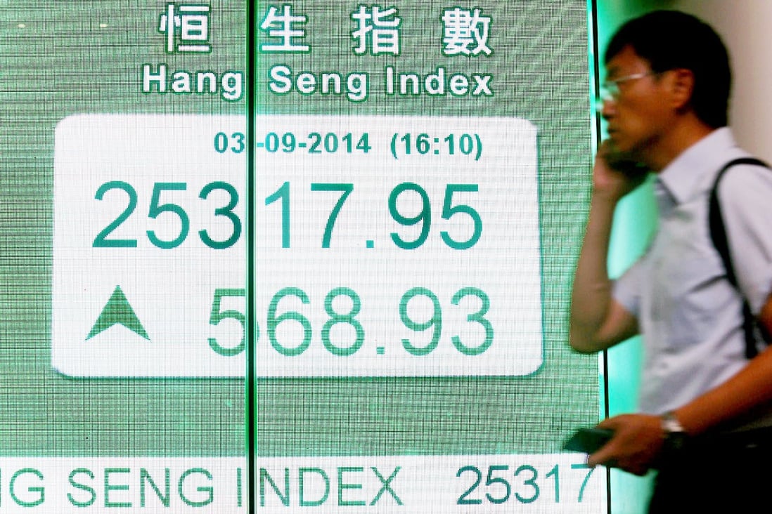 Investors have not seen the Hang Seng Index sit above 25,000 points since 2008. Many analysts expect to see more gains. Photo: Sam Tsang