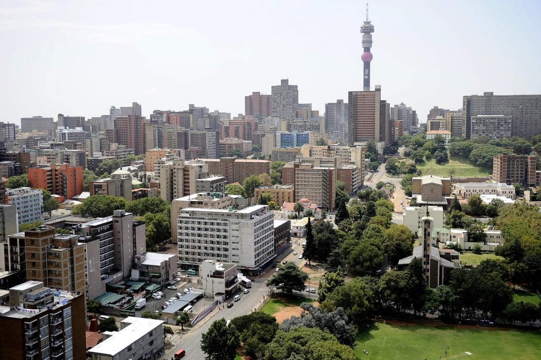 The city centre in Johannesburg is being replaced as South Africa's commercial hub because of crime in the old business district. Photo: AFP