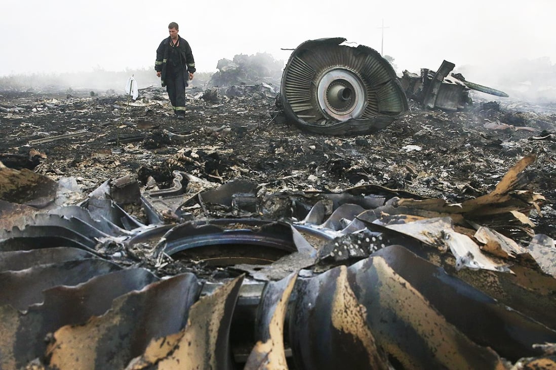 Flight MH17 was pierced by many high-speed objects, according to a Dutch report. Photo: Reuters