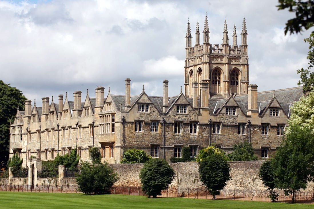 From next year, two Hong Kong or mainland students will be chosen every year to have their undergraduate studies at Oxford fully funded. Photo: Bloomberg