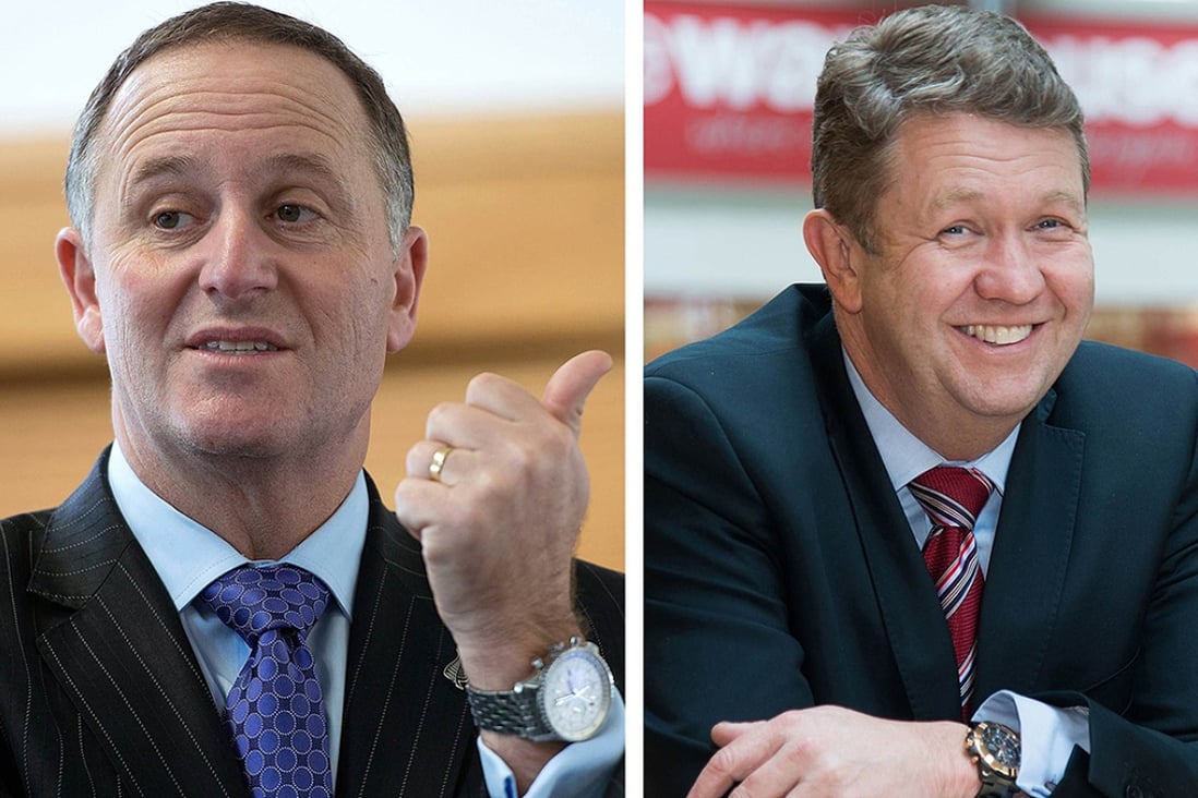 New Zealand Prime Minister John Key (left) and opposition Labour Party leader David Cunliffe. Photo: AFP
