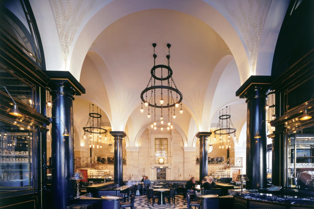 The glamorous interiors of the Wolseley designed by David Collins Studio's creative team, continuing the legacy of the company's founder, David Collins. Photo: David Collins Studio