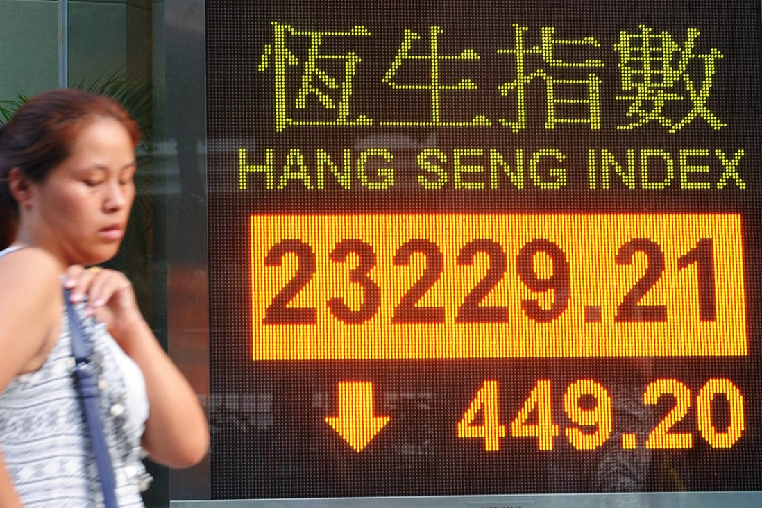 The stock market took a big hit yesterday. Photo: Xinhua