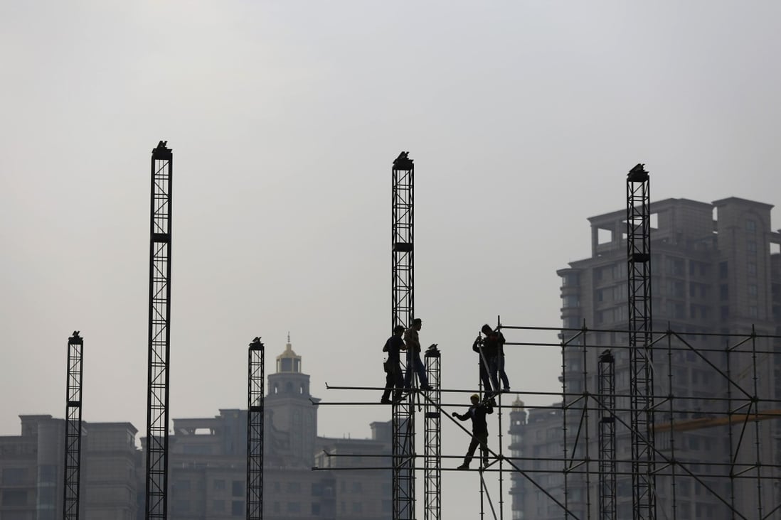 New home prices switched into positive month-on-month growth in Shanghai in September. Photo: Reuters