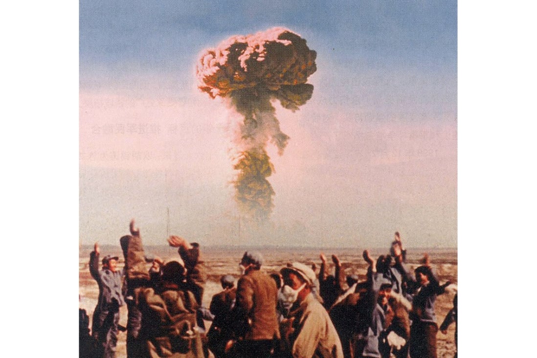 China's first atomic test on October 16, 1964, in Xinjiang. Mao wanted to prove the nation was a global power. Photo: SCMP Pictures