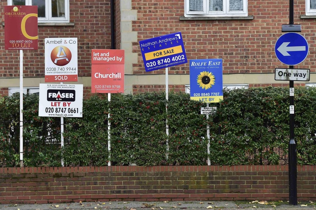London home values rose 7 per cent from September to an average of £596,692, the biggest jump since October 2013. Photo: Reuters