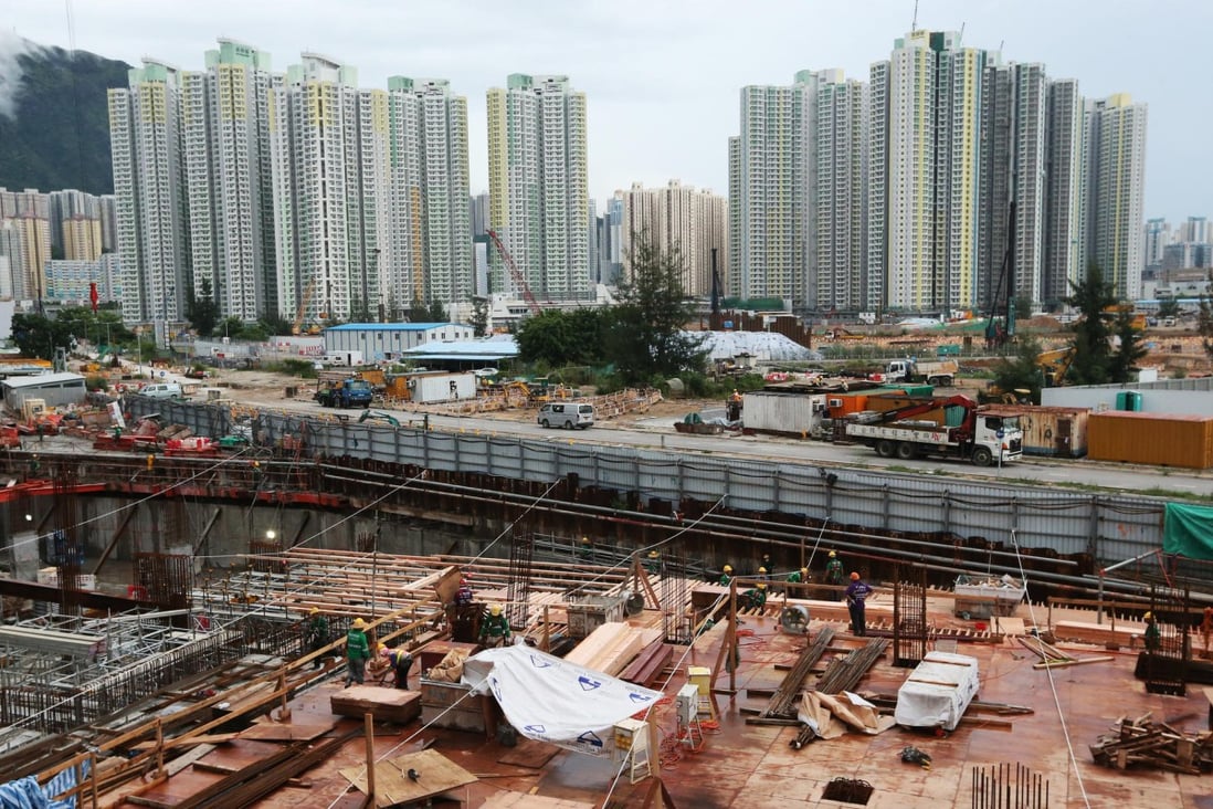 Hong Kong faces a shortage of 10,000 construction workers, arising from an ageing workforce and a lack of new blood. Photo: Felix Wong