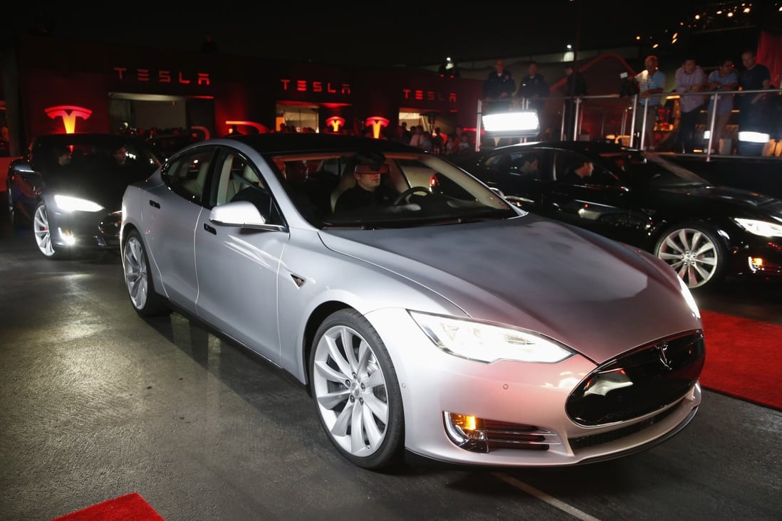 Tesla is selling its luxury electric cars on Tmall. Photo: Reuters