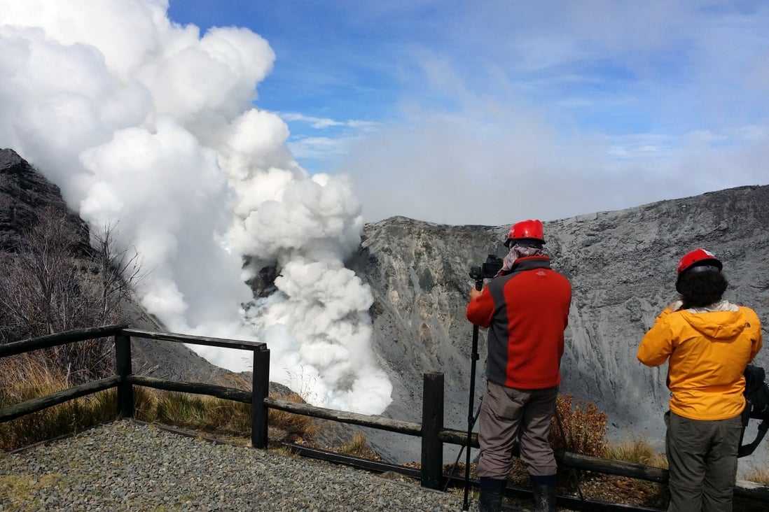 The Turrialba volcano erupts near Santa Cruz de Turrialba. Photo: Xinhua
