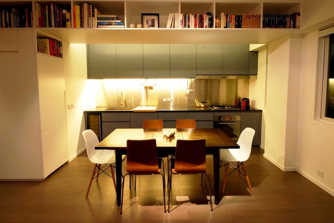 Jason Carlow's built-in storage system. Photo: SCMP Pictures