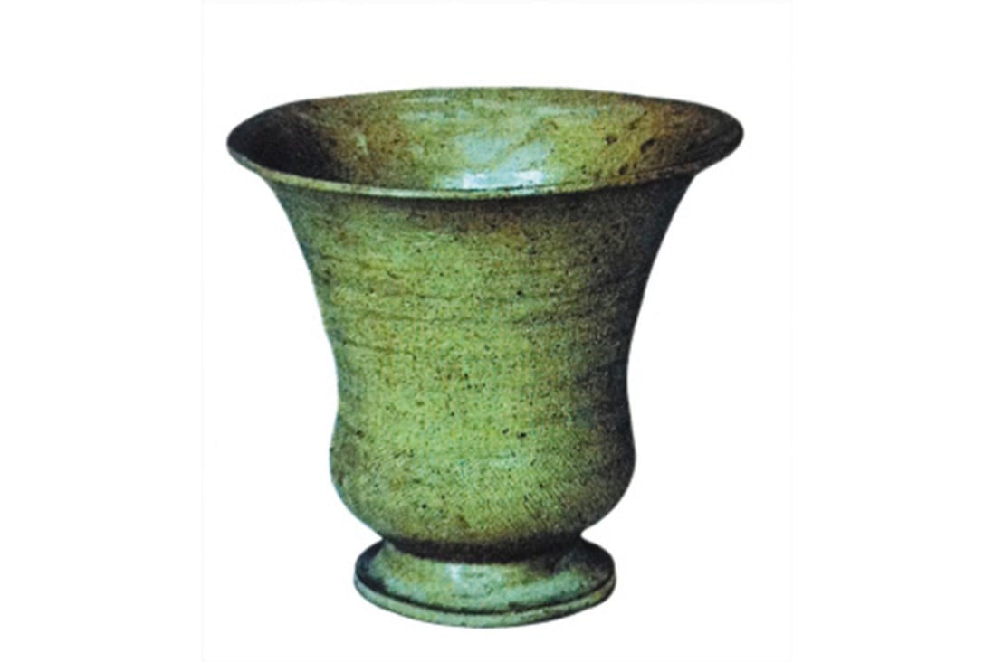 Distinctive green celadon ceramic piece. Photo: SCMP Pictures