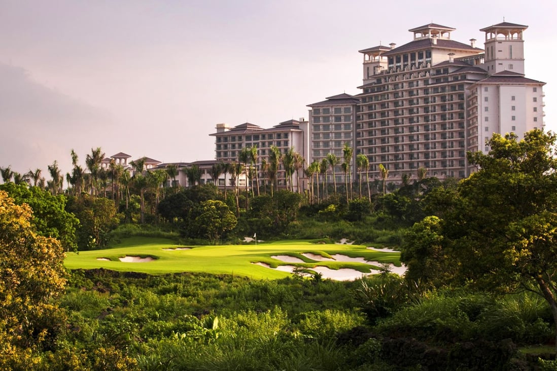 Golf courses like this one in Hainan have become part of upscale developments designed to lure luxury homebuyers. Photo: SCMP Pictures