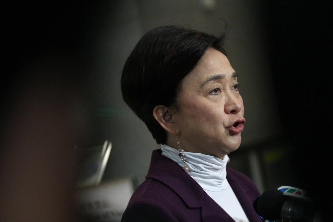 Democratic Party chairwoman Emily Lau Wai-hing