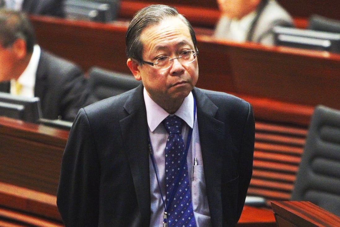 Secretary for Security Lai Tung-kwok told the Legislative Council's security panel yesterday that the government would submit its review of the ordinance to Legco by next month. Photo: Dickson Lee