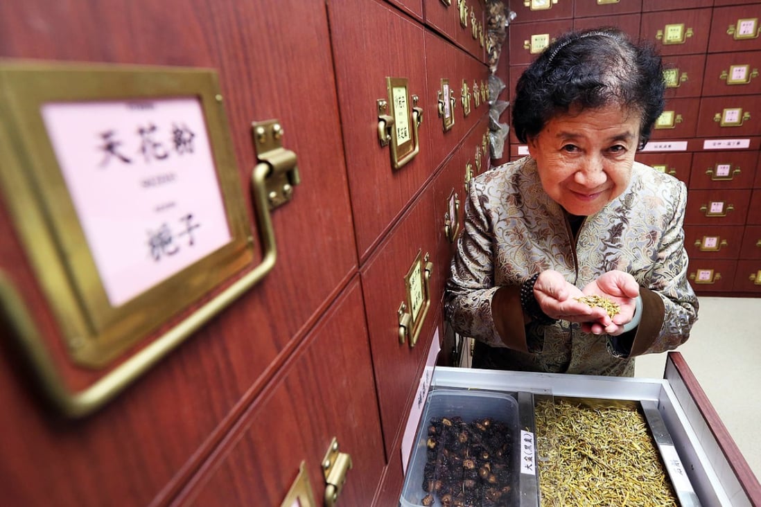Professor Liu Minru, the first woman to be named a master of traditional Chinese medicine on the mainland, said Hong Kong does not value the practice. Photo: Nora Tam
