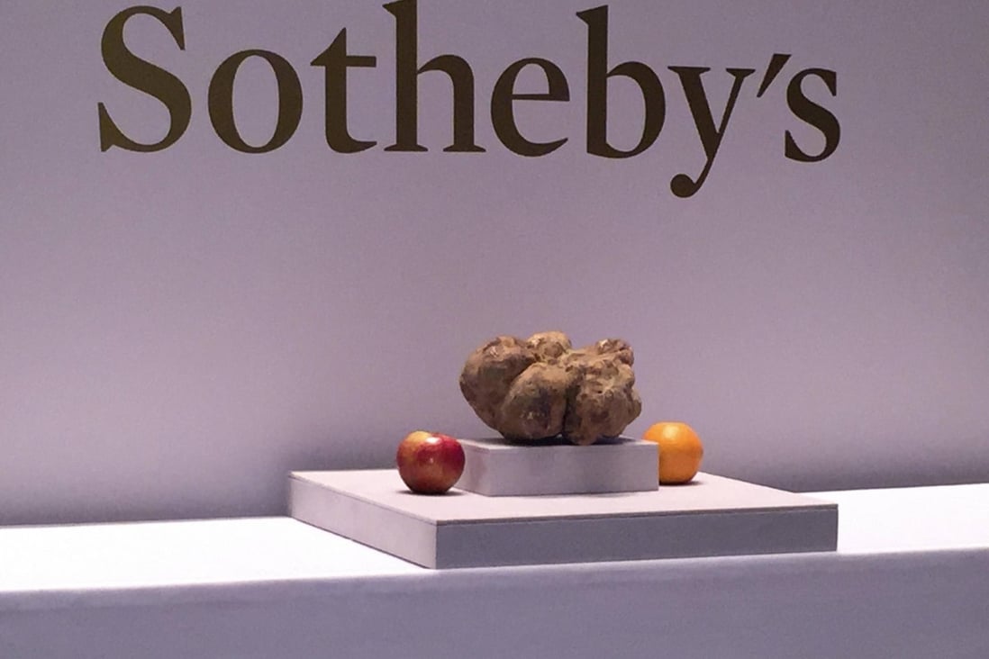 The white truffle sold for US$61,250 at an auction in New York. Photo: SCMP Pictures